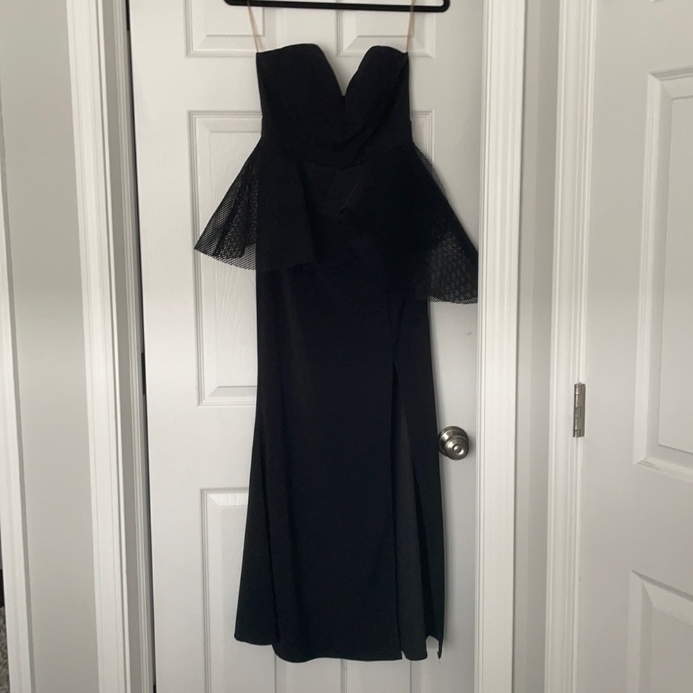 Long formal black dress